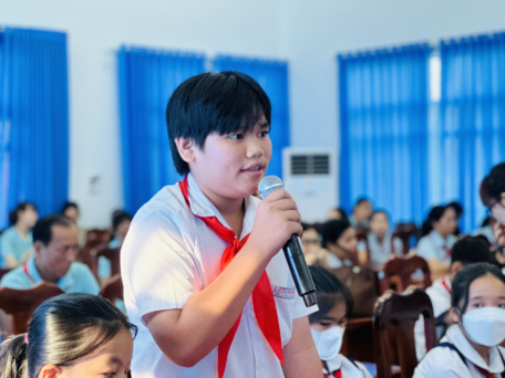 Huyện Châu Thành tổ chức diễn đàn Lắng nghe tiếng nói trẻ em năm học 2023 - 2024