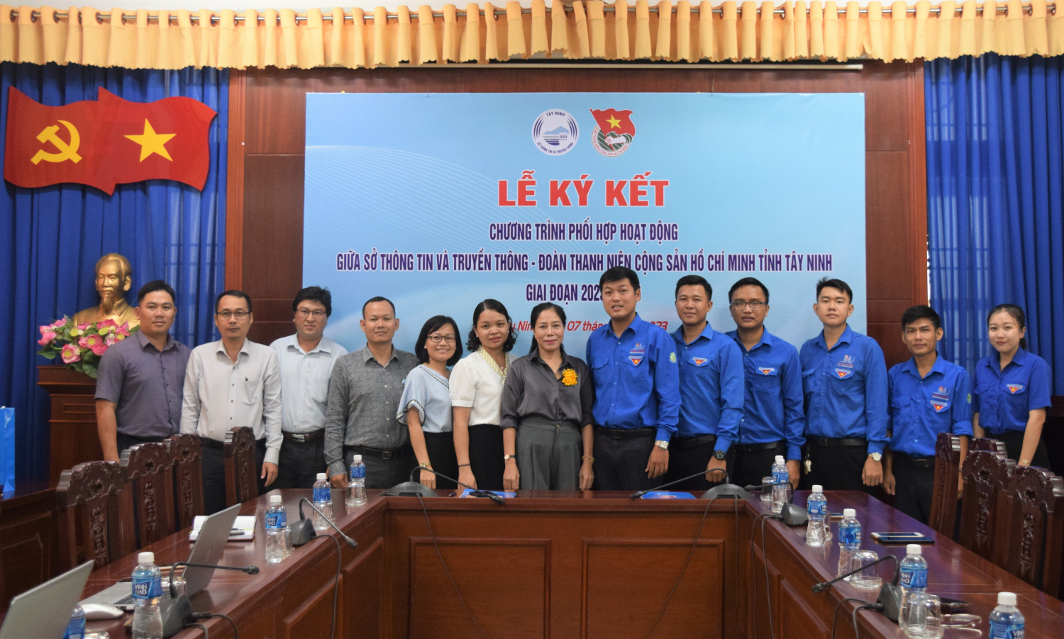 Lễ ký kết Chương trình phối hợp hoạt động giữa Đoàn TNCS Hồ Chí Minh tỉnh Tây Ninh với Sở Thông tin và Truyền thông tỉnh, giai đoạn 2023 – 2026