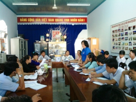 Hội đồng Đội huyện Bến Cầu tổ chức họp giao ban Hội Đồng Đội và Câu lạc bộ Tổng Phụ Trách Đội tháng 01 năm học 2015 – 2016