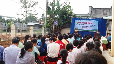 Hội đồng Đội huyện Tân Biên tổ chức phát động mô hình “Vườn rau nhớ Bác – Cùng xây Quỹ Đội” năm học 2016-2017