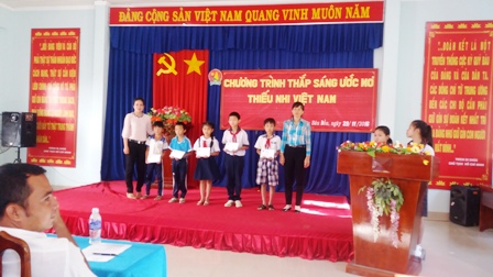 Hội đồng Đội xã Bàu Đồn: Tổ chức chương trình “Thắp sáng ước mơ thiếu nhi Việt Nam”