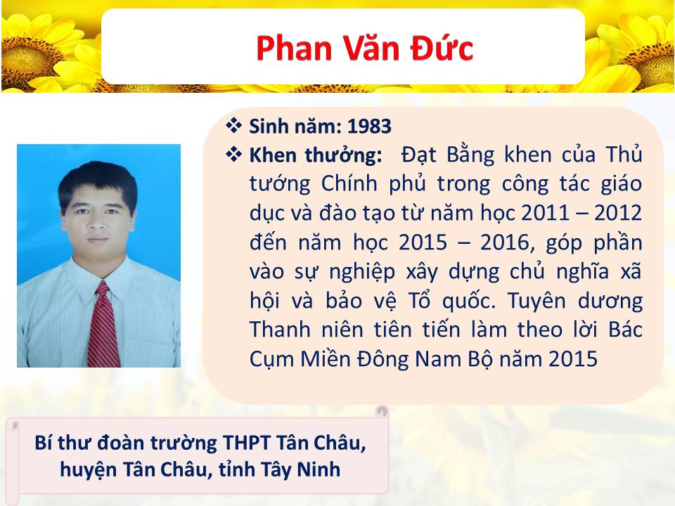 Giới thiệu Tài năng trẻ tỉnh Tây Ninh
