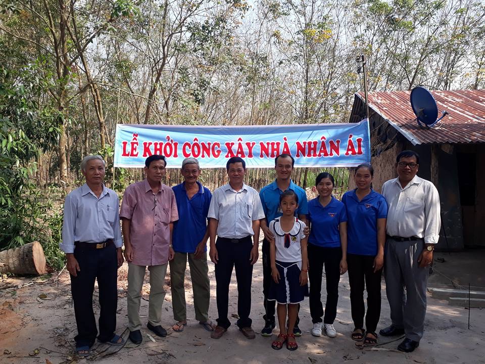 Hội đồng đội huyện Tân Châu tổ chức Lễ khởi công nhà nhân ái cho học sinh nghèo
