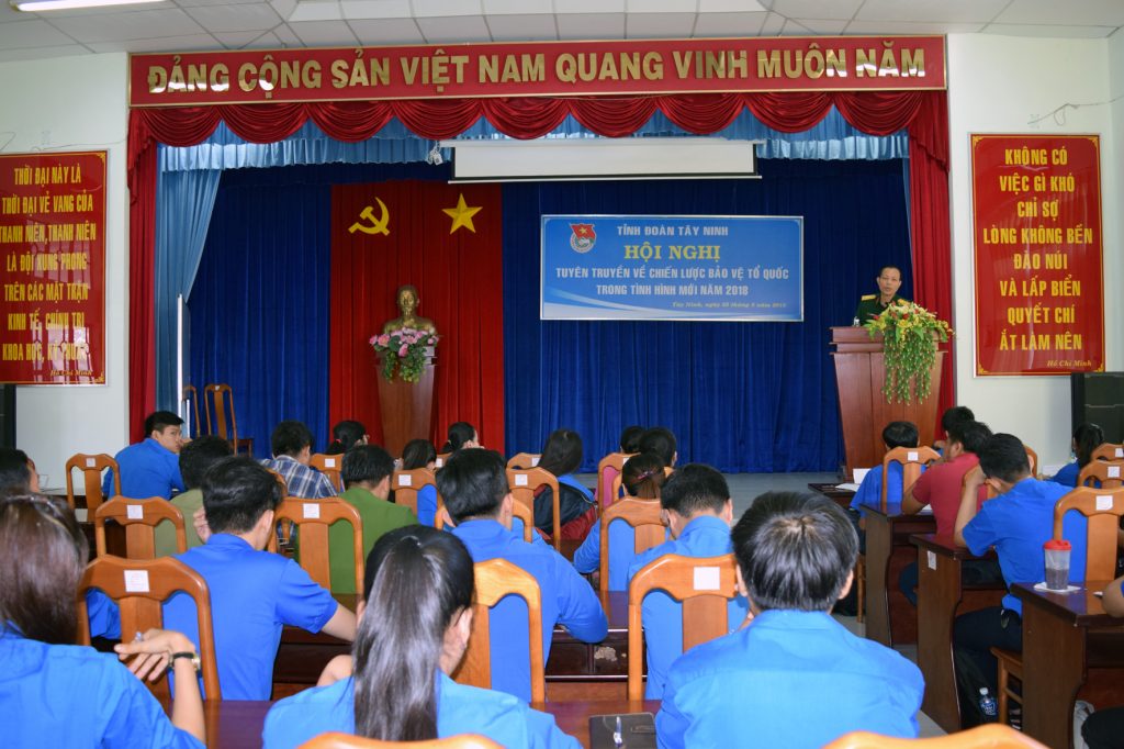 Tỉnh đoàn Tây Ninh tổ chức Hội nghị tuyên truyền về Chiến lược bảo vệ Tổ quốc trong tình hình mới