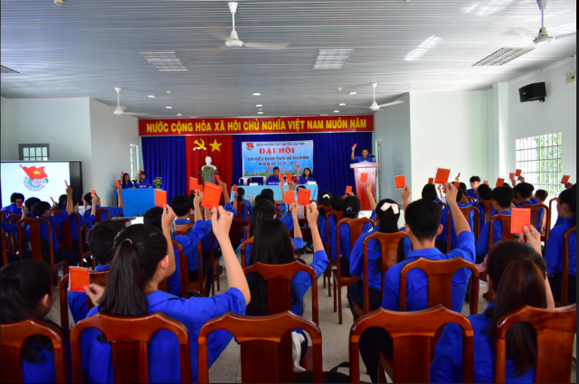 Đoàn trường THPT Nguyễn Văn Trỗi - Gò Dầu tổ chức đại hội đại biểu nhiệm kì 2020 -2021.