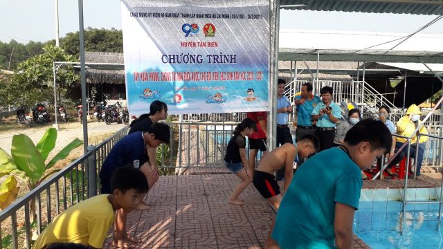 Tân Biên: Tập huấn tai nạn đuối nước cho học sinh
