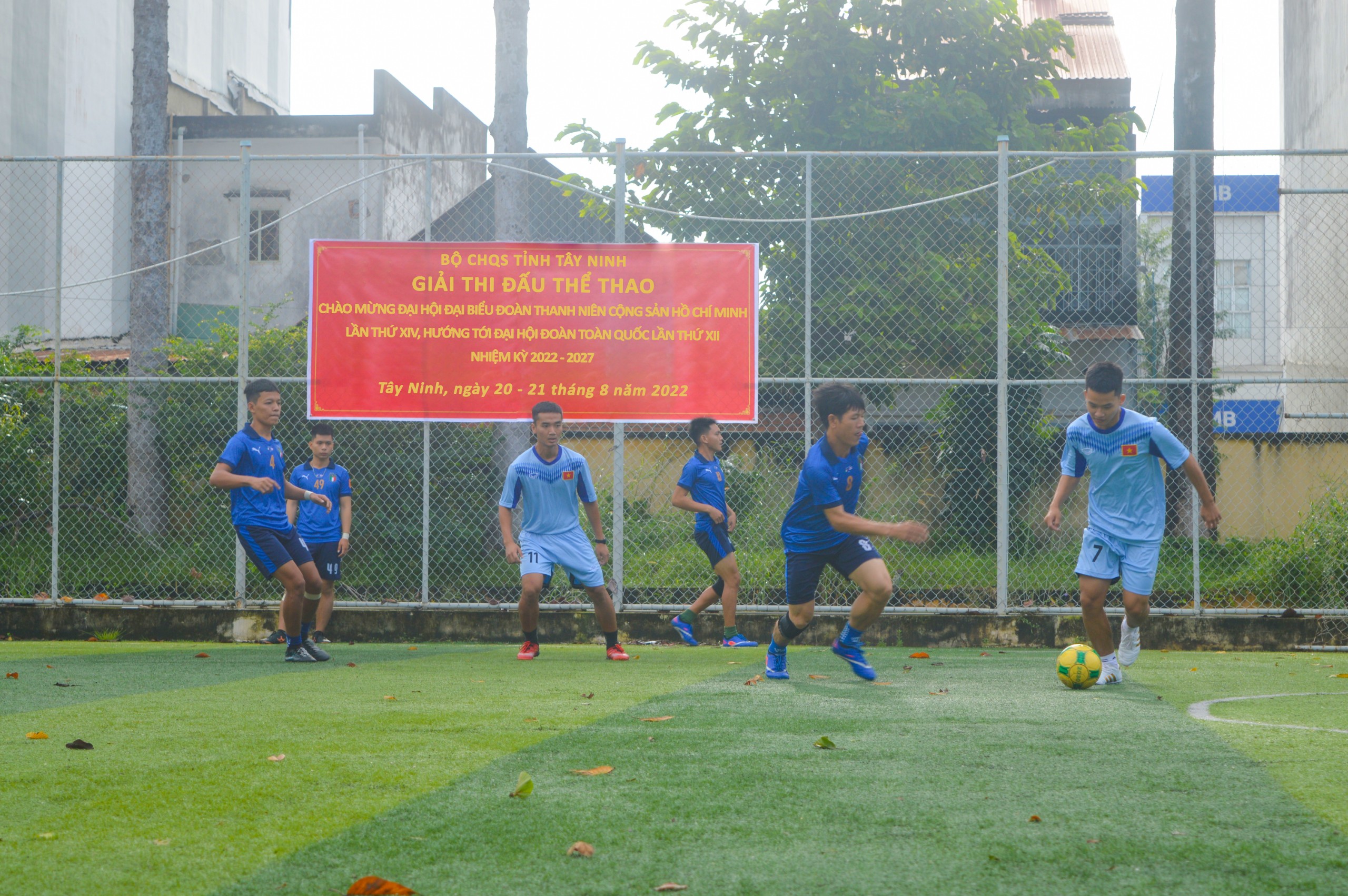 Bộ CHQS tỉnh tổ chức chức giải thi đấu, thể thao giao lưu giữa các đơn vị chào mừng Đại hội Đại biểu Đoàn TNCS Hồ Chí Minh tỉnh Tây Ninh lần thứ XIV, nhiệm kỳ 2022 – 2027.