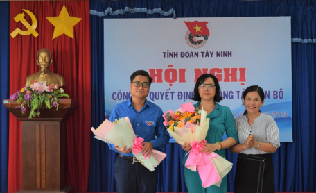 Tỉnh đoàn Tây Ninh tổ chức Hội nghị công bố quyết định về công tác cán bộ