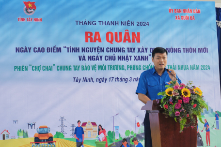 Tây Ninh tổ chức Phiên “Chợ Chai” ra quân Ngày cao điểm tình nguyện chung tay xây dựng nông thôn mới và ngày chủ nhật xanh năm 2024