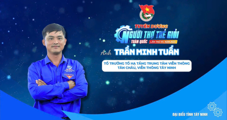 Kỹ thuật viên Trần Minh Tuấn – Khẳng định vai trò “người thợ trẻ giỏi” trong chuyển đổi số