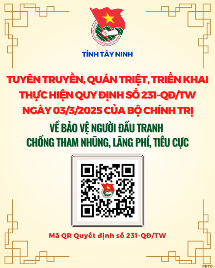 Infographic Tuyên truyền, quán triệt, triển khai thực hiện quy định số 231-QĐ/TW ngày 03/3/2025 của Bộ Chính trị.