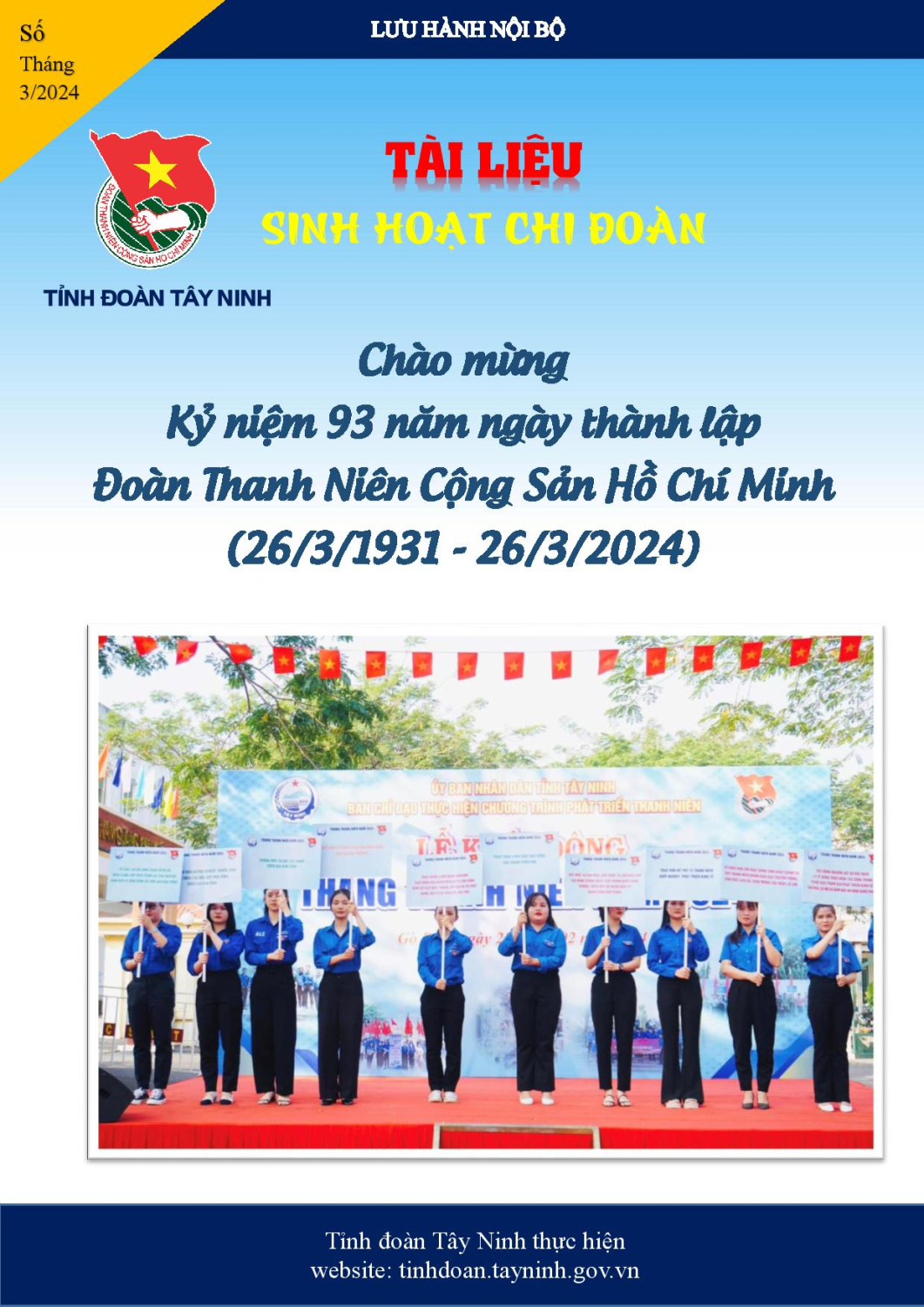 Tài liệu Sinh hoạt Chi đoàn Tháng 3/2024