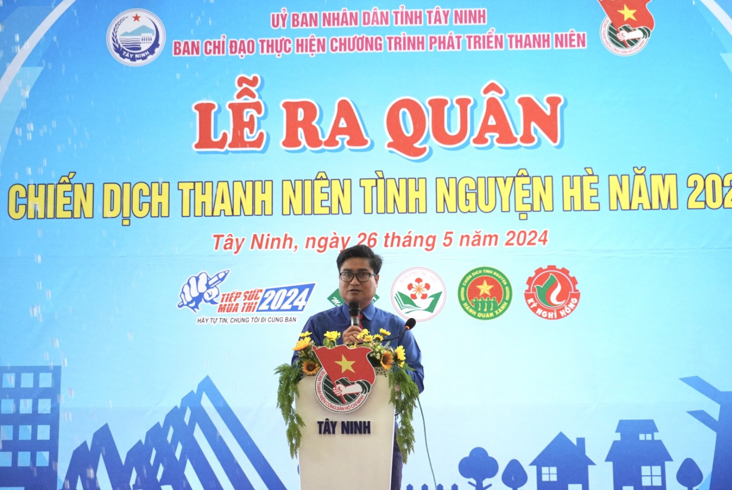 Tuổi trẻ Tây Ninh ra quân Chiến dịch Thanh niên tình nguyện hè năm 2024