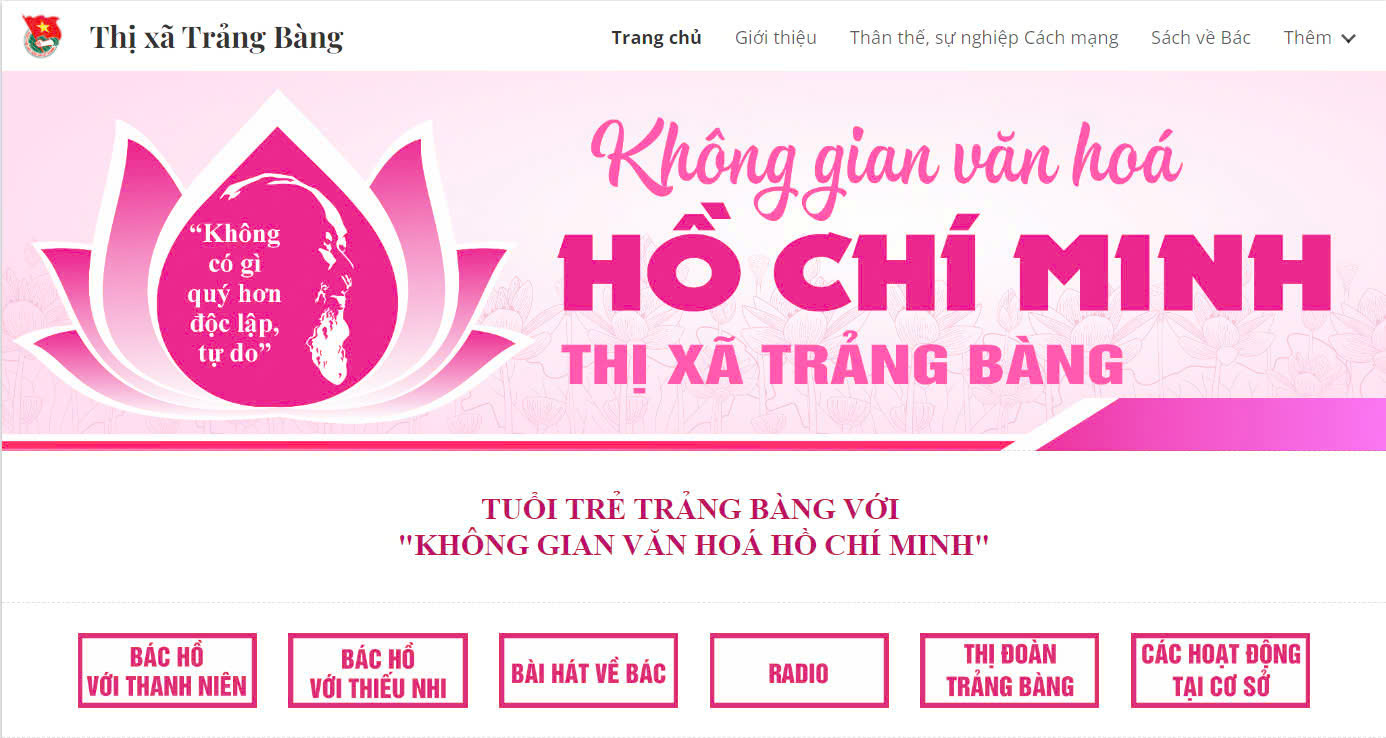 Thị đoàn Trảng Bàng: Mô hình "Không gian văn hoá Hồ Chí Minh"