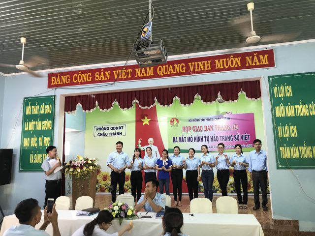 Hội đồng Đội huyện Châu Thành: Ra mắt mô hình “Tự hào trang Sử Việt” năm học 2019 – 2020.