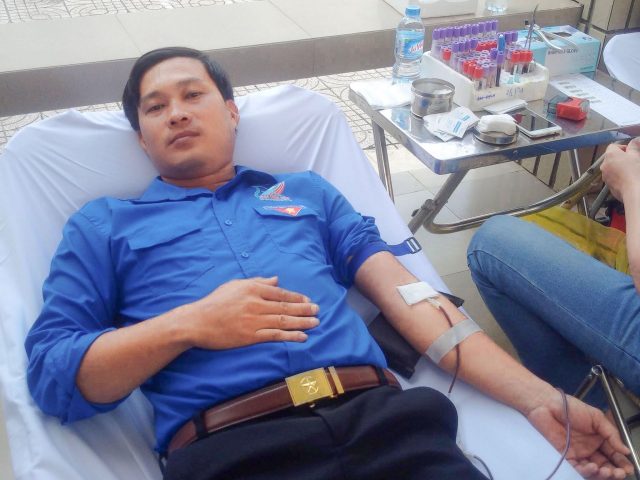 Trảng Bàng: Bí thư Đoàn phường 37 lần hiến máu tình nguyện