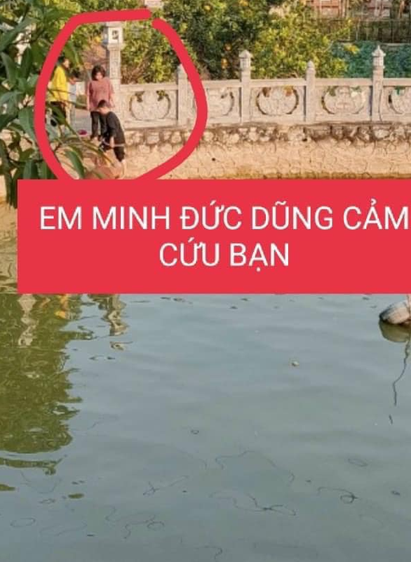 Học sinh lớp 6, dù không biết bơi, nhanh trí cứu sống bạn bị đuối nước